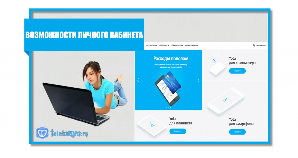 Возможности личного кабинета