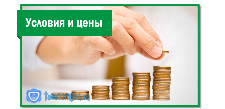 Цены согласно пакету услуг